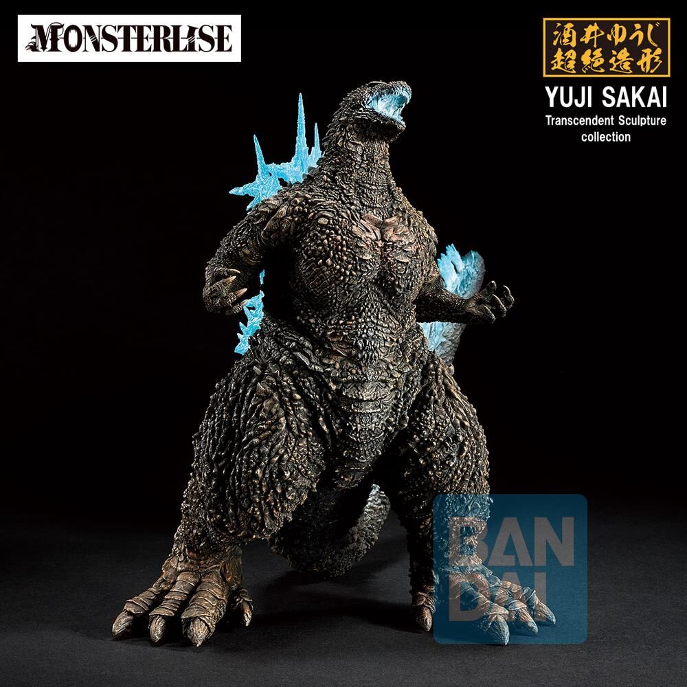 Figura Ichibansho de Godzilla 2023 con placas dorsales azules - 5