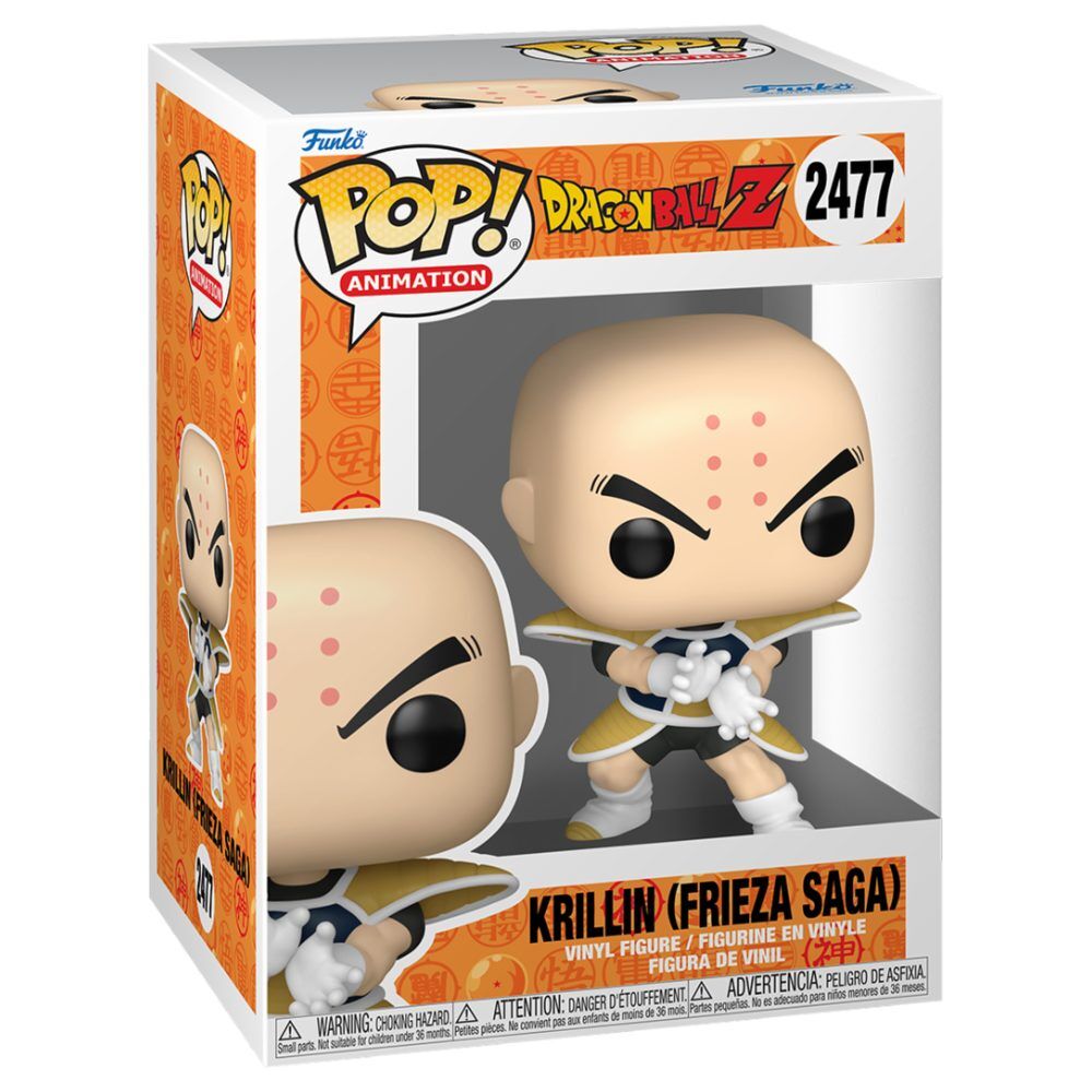 Figura Funko POP! de Krillin de Dragon Ball Z Frieza Saga en caja