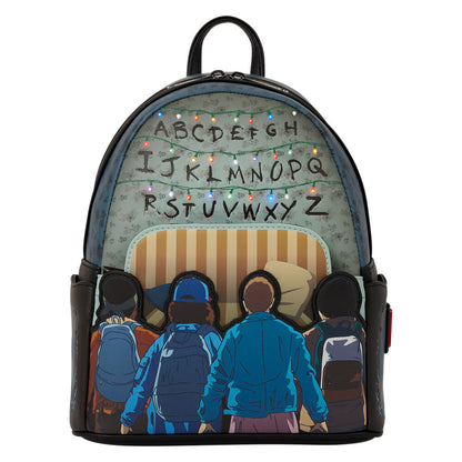 Mochila Loungefly de Stranger Things con abecedario y cuatro personajes - 2