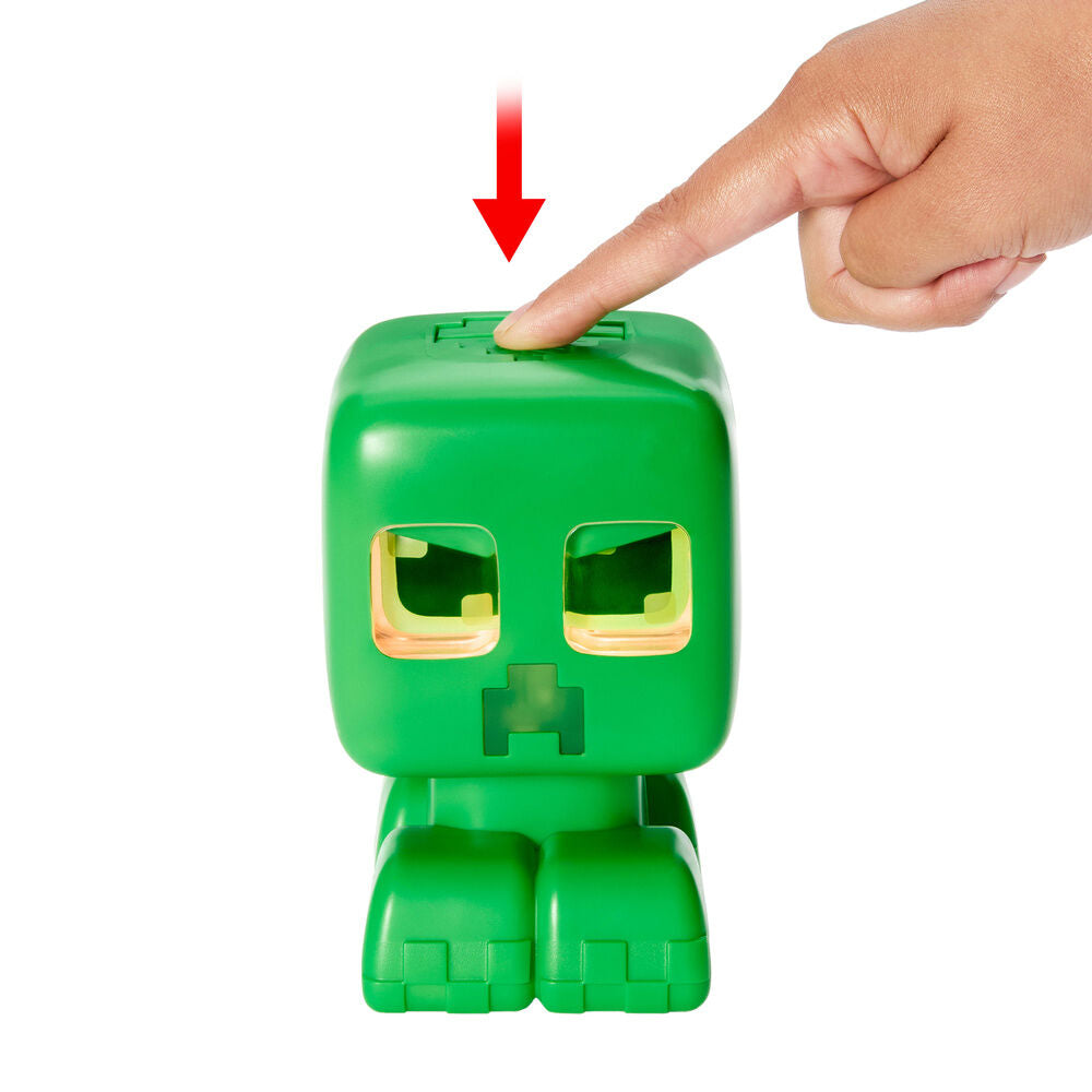 Figura verde interactiva Mi Mascota Creeper de Minecraft - 5