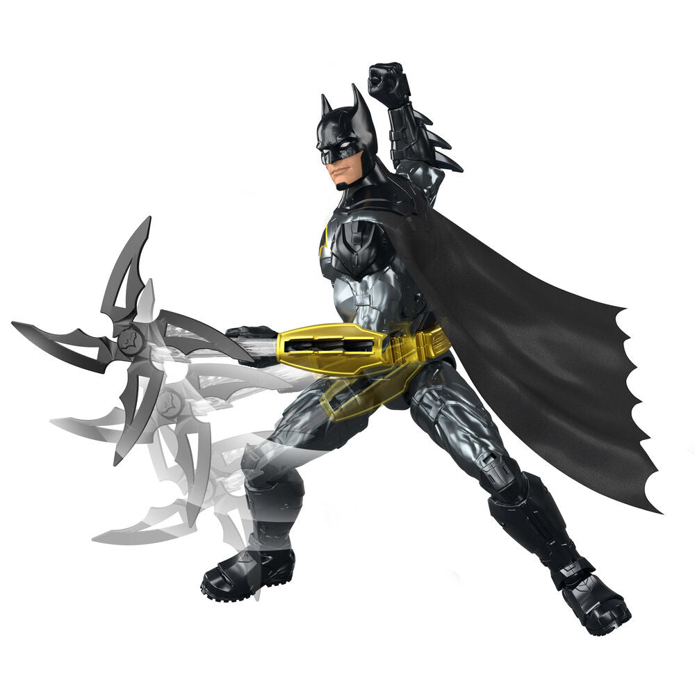 Figura Batman DC Universe de 30 cm con capa, armas y cinturón amarillo - 6