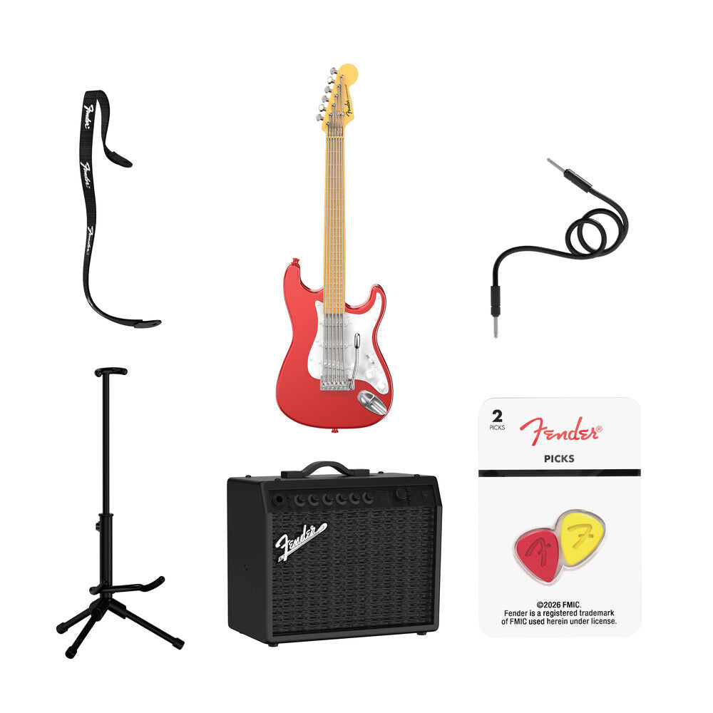 Set MGA Miniverse Record Room con expositor de discos y guitarra - 3