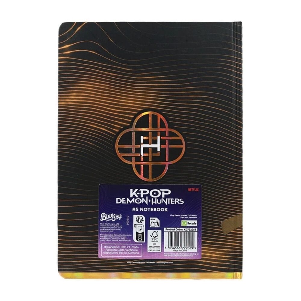Cuaderno A5 Kpop Demon Hunters con portada de HUNTR/X - 3