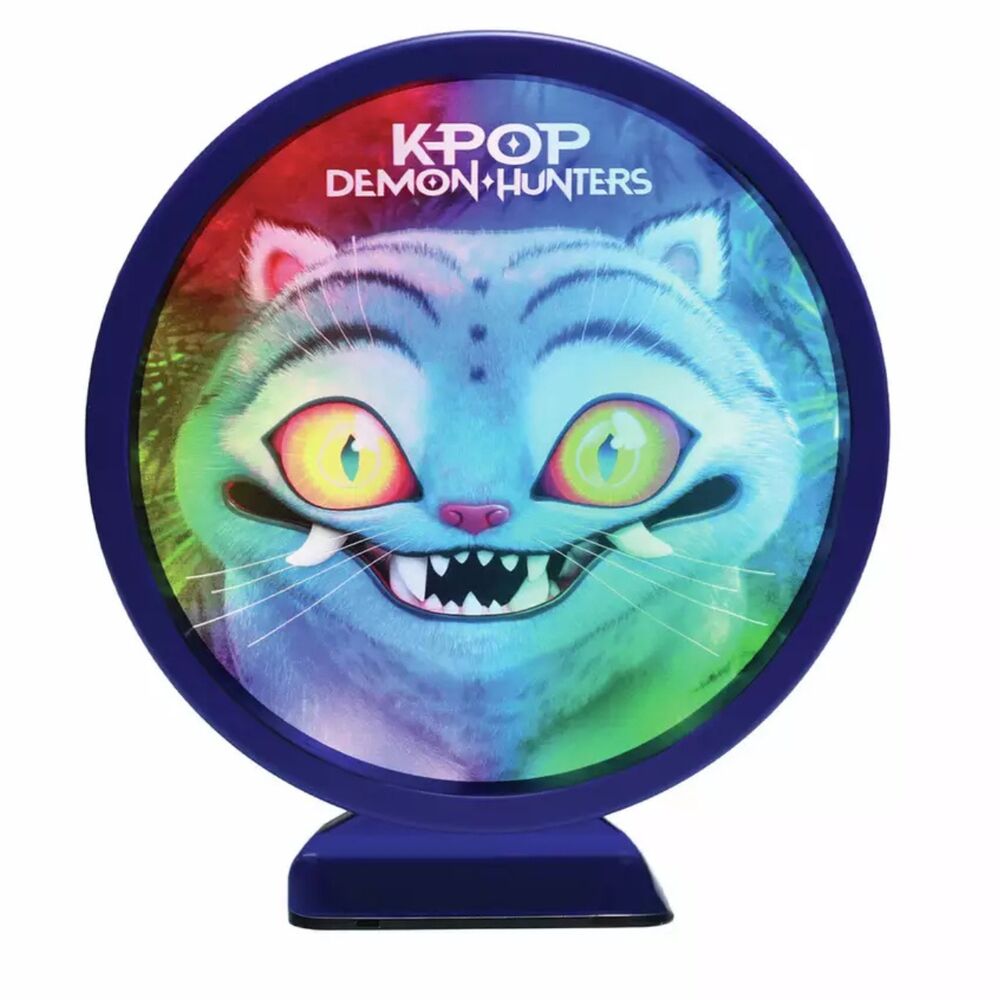 Lámpara LED Derpy de KPOP Demon Hunters con diseño de gato