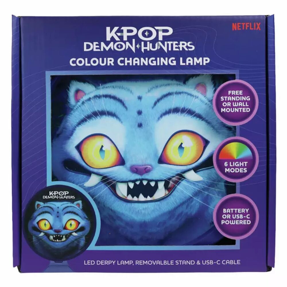Lámpara LED Derpy de KPOP Demon Hunters con diseño de gato - 2
