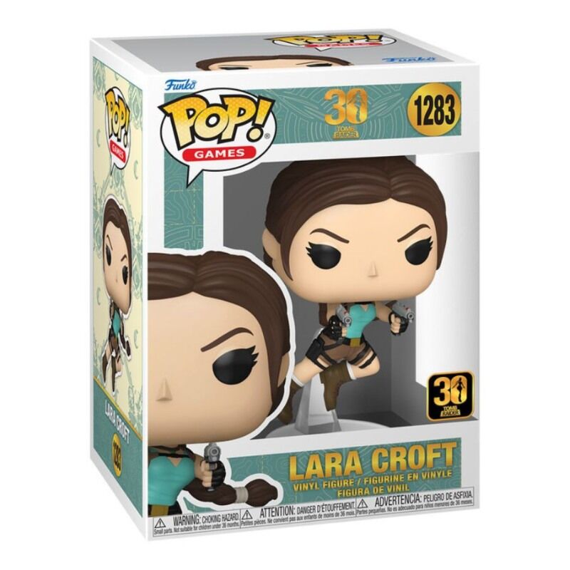 Figura Funko POP! 30 de Lara Croft de Tomb Raider con dos pistolas - 2