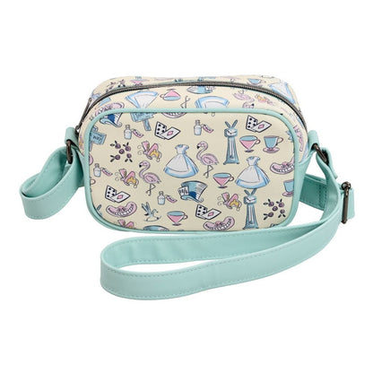 Bolso bandolera Loungefly de Alicia en el País de las Maravillas Disney con estampado pastel - 2