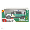Coche Burago Land Rover Defender 110 de la Guardia Civil a escala 1:24