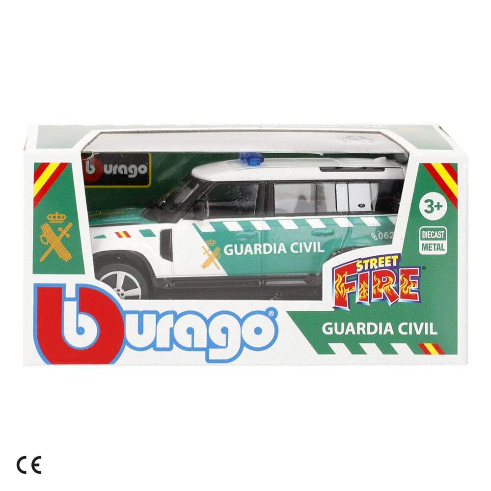 Coche Burago Street Fire de la Guardia Civil a escala 1:43 - 3