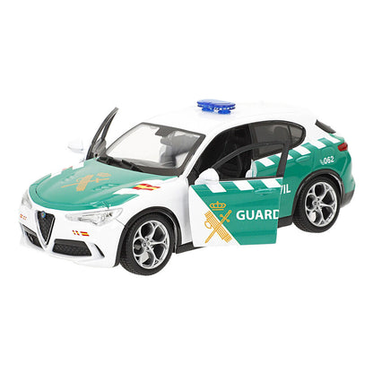 Coche BURAGO Alfa Romeo Stelvio de la Guardia Civil a escala 1:24 - 3