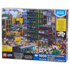 Puzzle LEGO City Find the Figure de 1000 piezas con escena urbana
