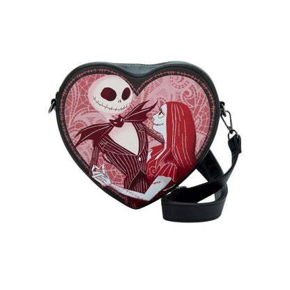 Bolso bandolera corazón de Jack y Sally de Pesadilla Antes de Navidad