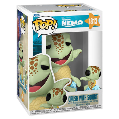 Funko POP! Crush con Squirt de Buscando a Nemo en caja