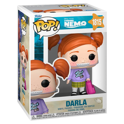Figura Funko POP! de Darla Sherman de Buscando a Nemo en su caja