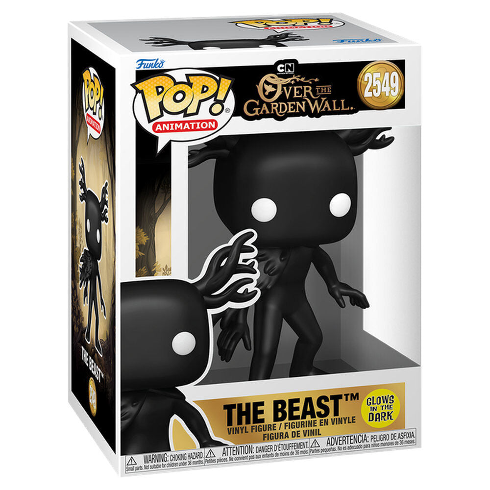 Figura Funko POP! The Beast de Over the Garden Wall Glow in the Dark en caja