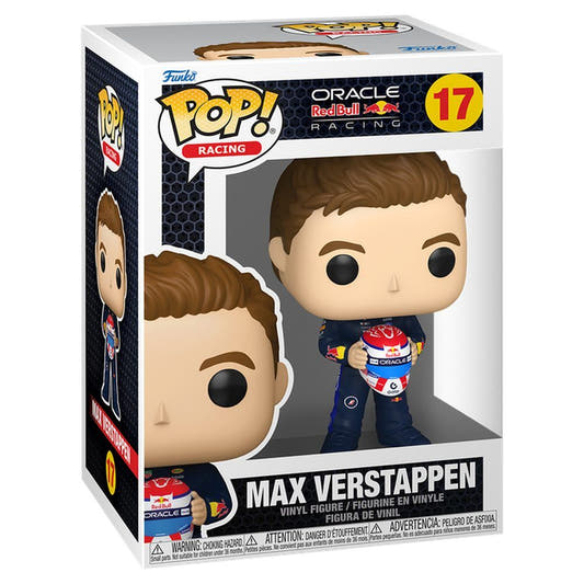 Figura Funko POP! de Max Verstappen con casco de Oracle Red Bull Racing