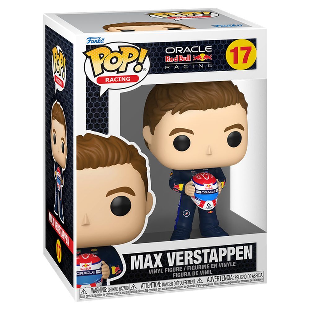 Figura Funko POP! de Max Verstappen con casco de Oracle Red Bull Racing