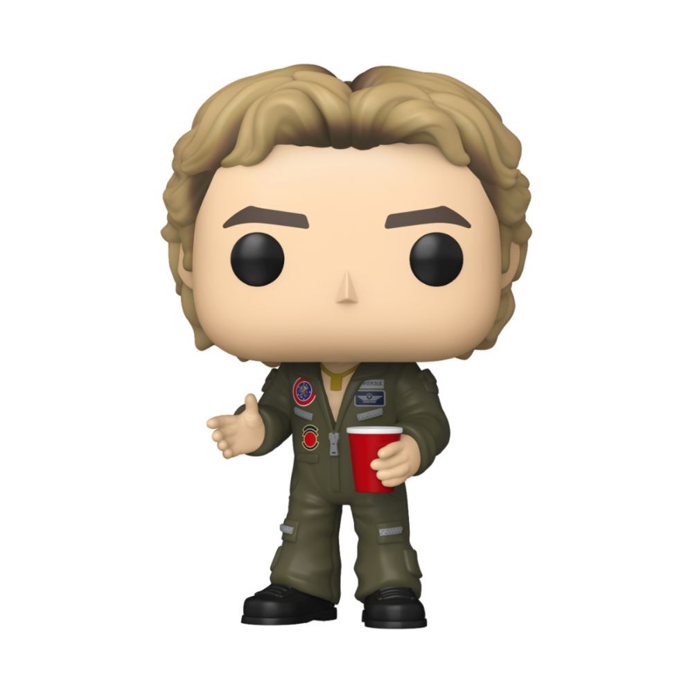 Figura Funko POP! de Dean Di Laurentis con mono verde y vaso rojo