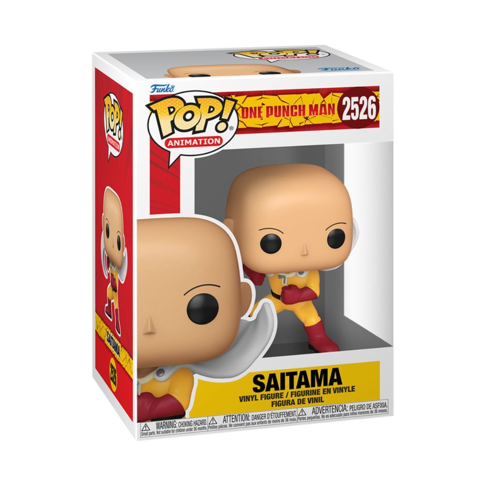 Figura Funko POP! de Saitama de One Punch Man en caja