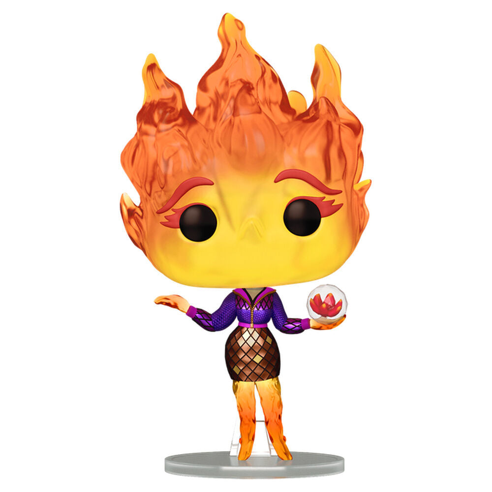 Figura Funko POP! de Ember Lumen de Elemental con flor Vivisteria - 2