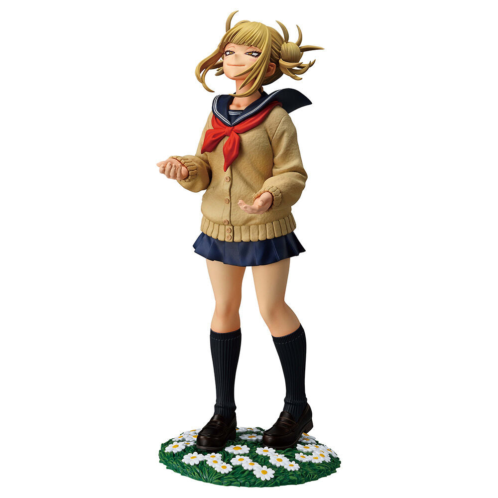 Figura Ichibansho de Himiko Toga con uniforme escolar y base floral - 2