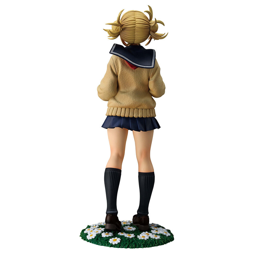 Figura Ichibansho de Himiko Toga con uniforme escolar y base floral - 3
