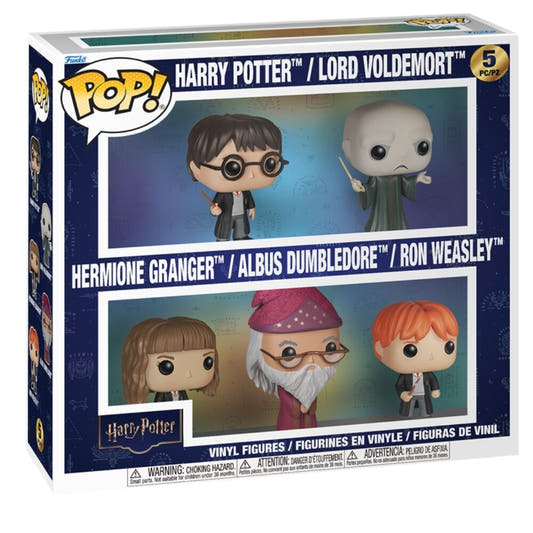 Blíster con cinco figuras Funko POP! de Harry Potter
