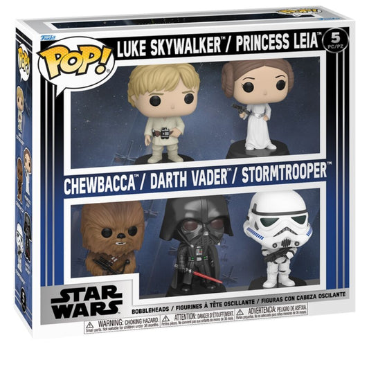 Blíster FUNKO POP! Star Wars con cinco figuras