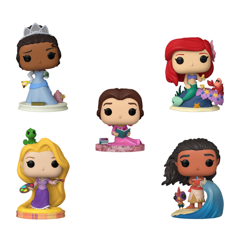 Blíster FUNKO POP con cinco figuras Disney Princesas - 2