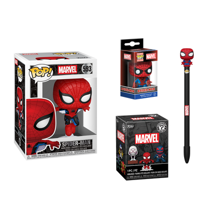 Bundle FUNKO Marvel Spider-Man con figura POP, llavero, Mystery Mini y bolígrafo - 2