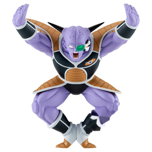 Figura de Ginyu de Dragon Ball Z con armadura y visor verde