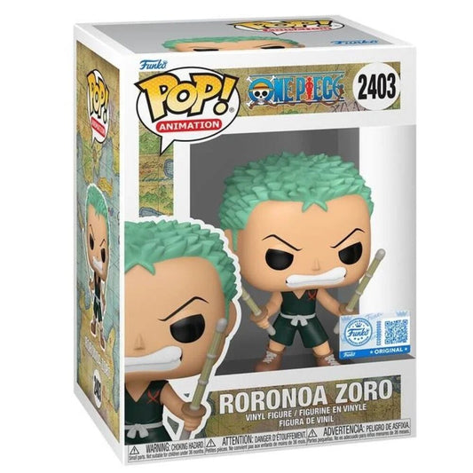 Figura Funko POP de Zoro de One Piece con dos espadas - 2