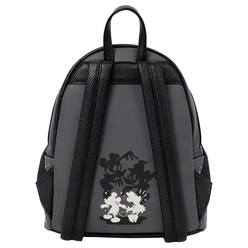 Mochila Loungefly Disney de Mickey y Minnie con diseño de fantasmas - 6