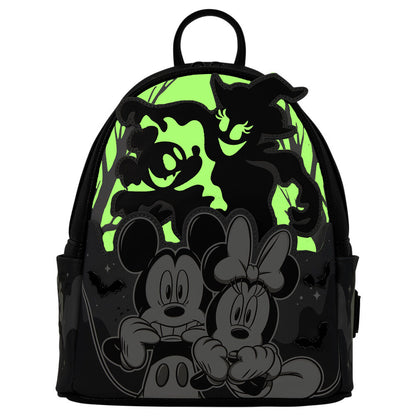 Mochila Loungefly Disney de Mickey y Minnie con diseño de fantasmas - 2
