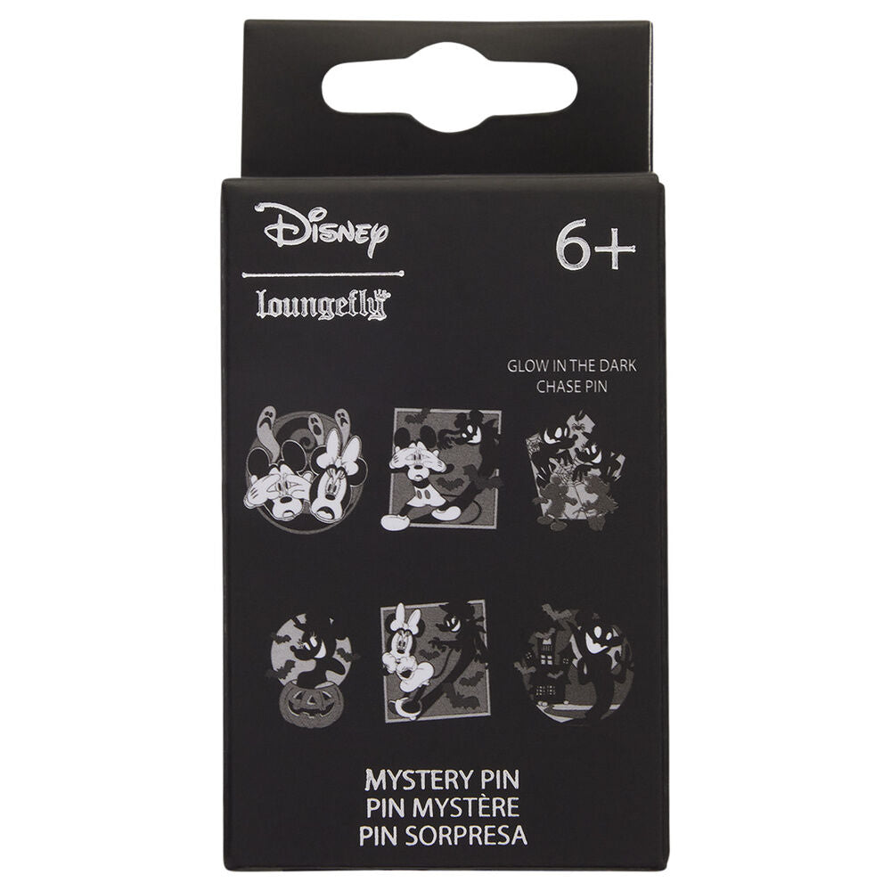 Pin sorpresa esmaltado de Mickey y Minnie Disney Loungefly - 3
