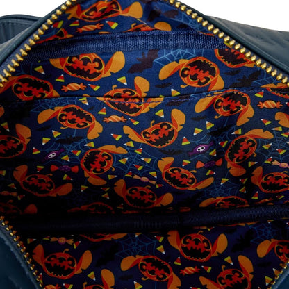 Bolso bandolera Loungefly de Stitch y Angel con diseño de Halloween - 5