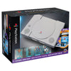 Diorama Console Heroes Sony Boss Level con consola PlayStation 1 y personajes