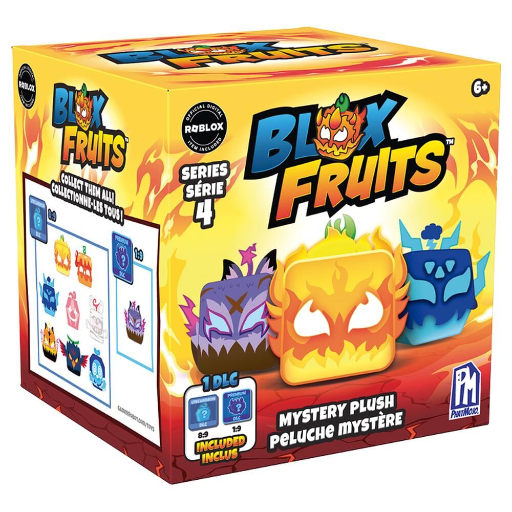Peluche sorpresa Blox Fruits Serie 4 de 10 cm en caja misteriosa
