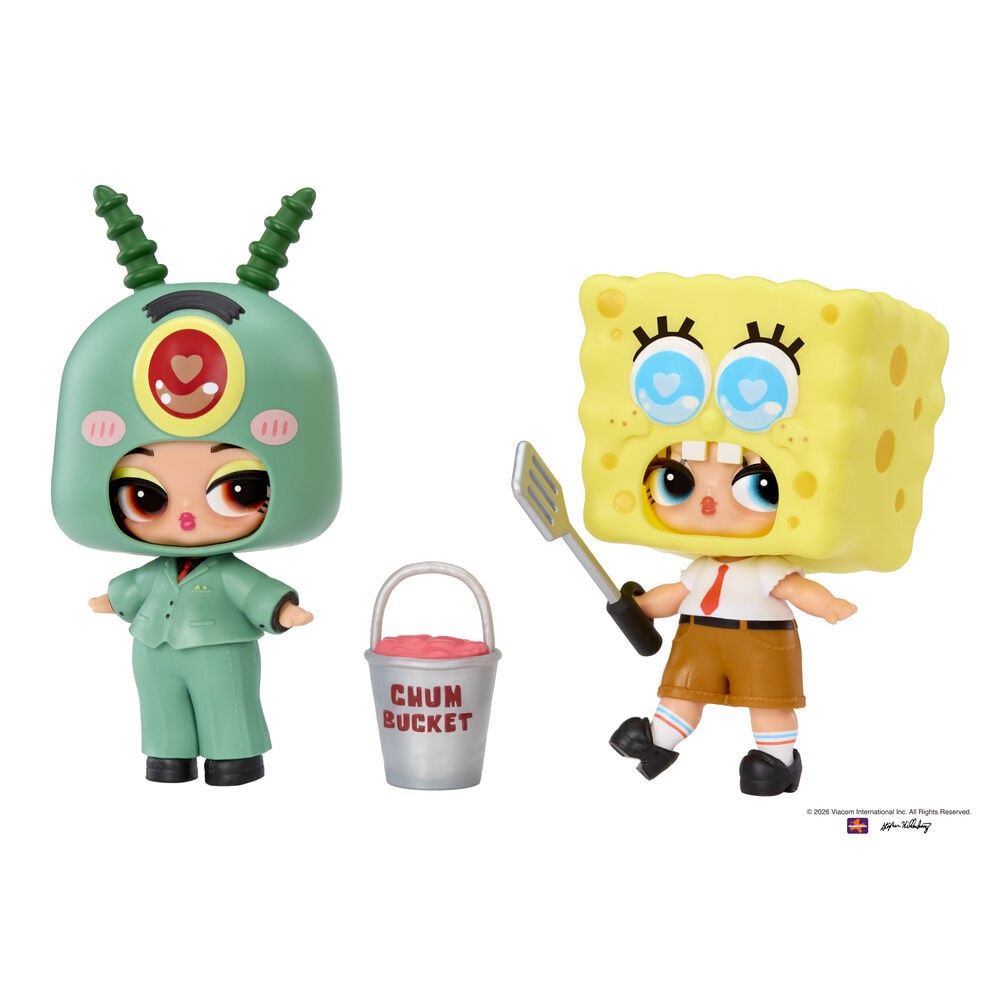 Cápsula sorpresa SpongeBob SquarePants Loves L.O.L. Surprise con muñecas de colores - 30