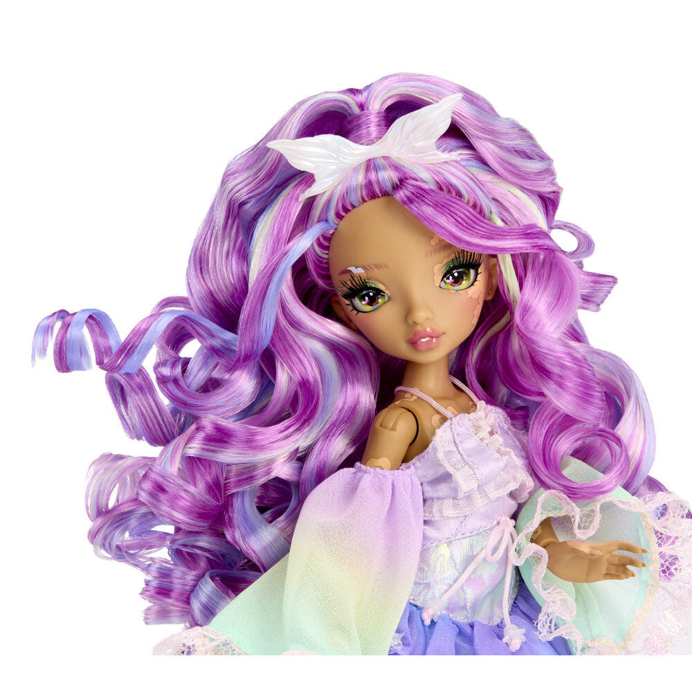 Muñeca MGA Luna Skye Dreamy MirrorMi con vestido morado y accesorios - 6