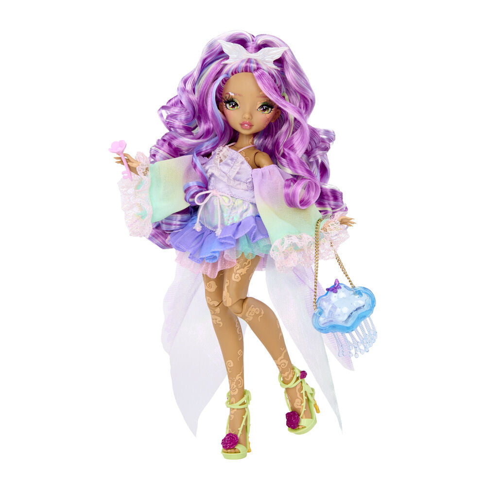 Muñeca MGA Luna Skye Dreamy MirrorMi con vestido morado y accesorios - 7