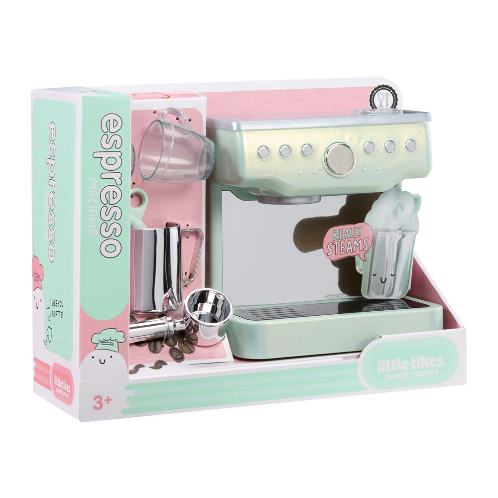 Máquina de espresso de juguete Little Tikes con dos tazas y accesorios - 4