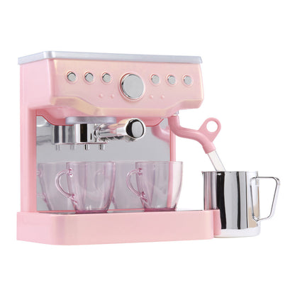 Máquina de espresso de juguete rosa Little Tikes con tazas y accesorios - 5