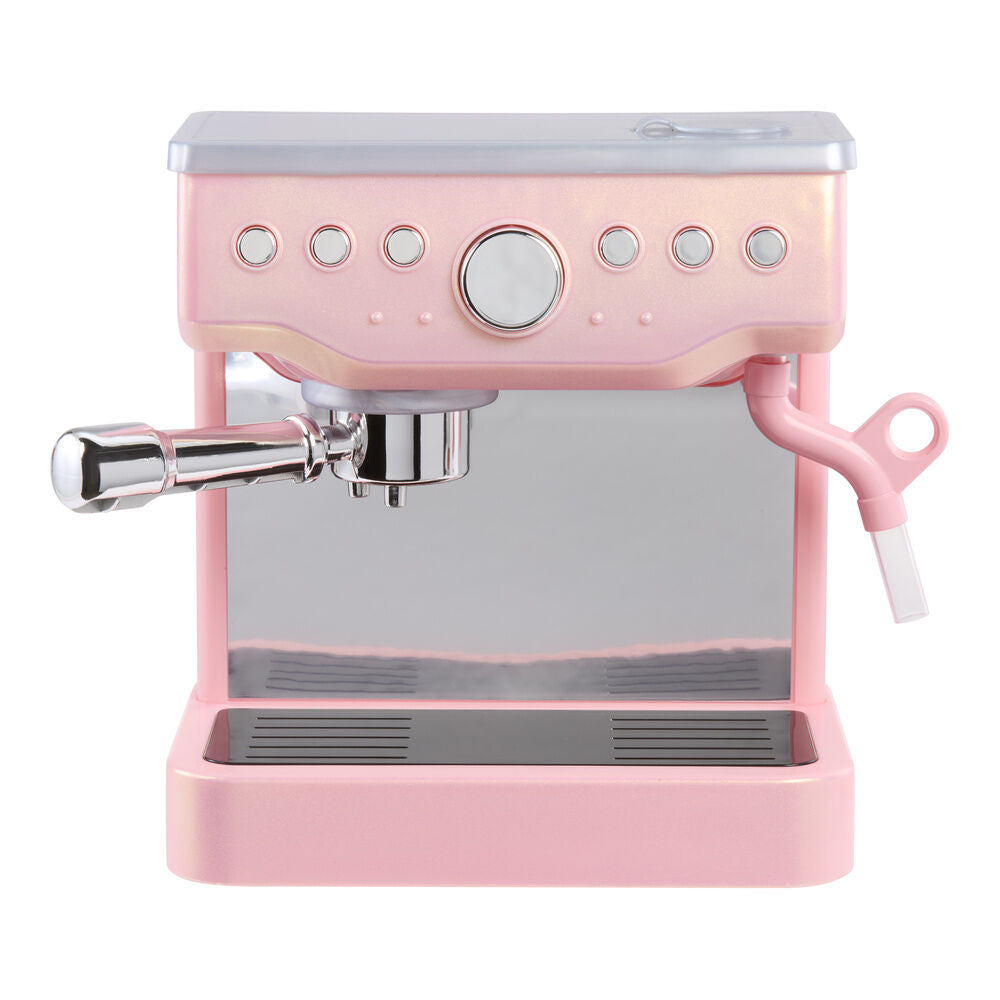 Máquina de espresso de juguete rosa Little Tikes con tazas y accesorios - 6