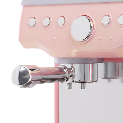 Máquina de espresso de juguete rosa Little Tikes con tazas y accesorios - 12