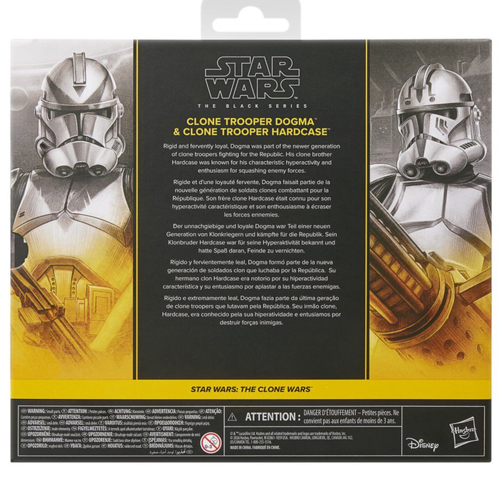 Pack Star Wars The Black Series con las figuras Clone Trooper Dogma y Hardcase - 3