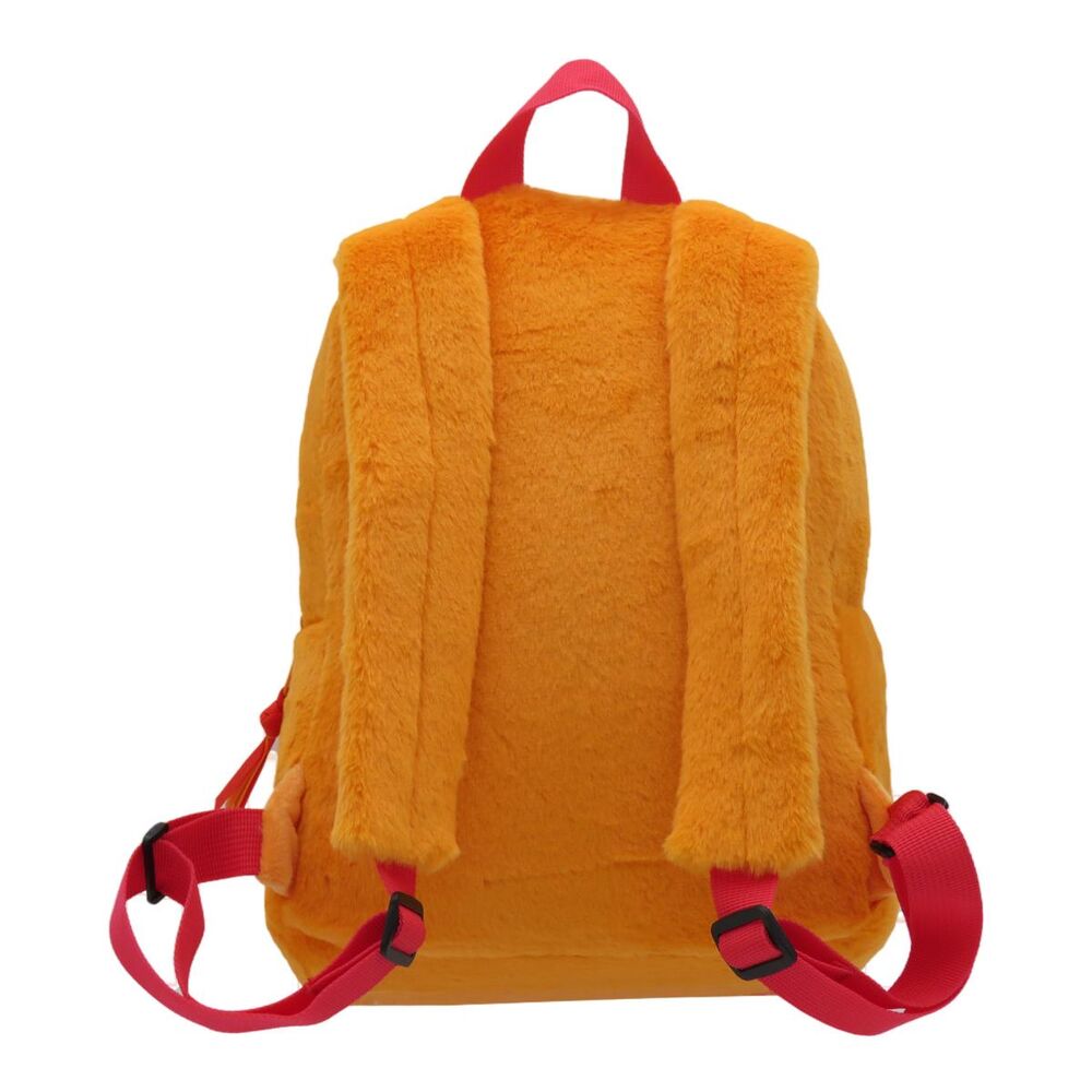Mochila naranja de Charmander Pokémon con bolsillo frontal rojo - 2