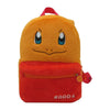 Mochila naranja de Charmander Pokémon con bolsillo frontal rojo
