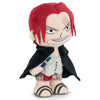 Peluche de Shanks de One Piece con cabello rojo y capa negra