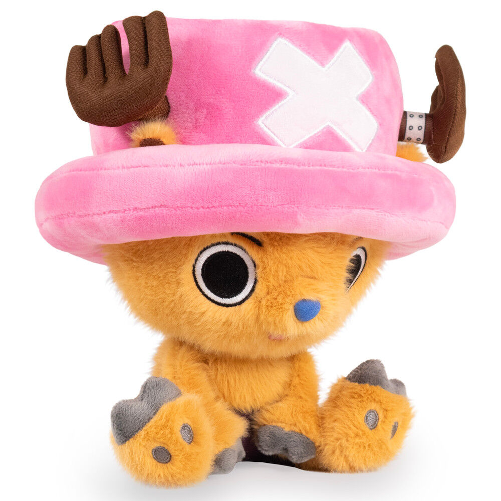 Peluche de Chopper de One Piece con sombrero rosa - 2